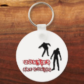 Zombies kommen schlüsselanhänger (Vorderseite)