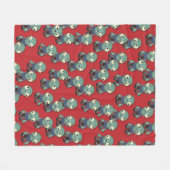 Zombies...kommt zu dir! fleecedecke (Vorderseite (Horizontal))