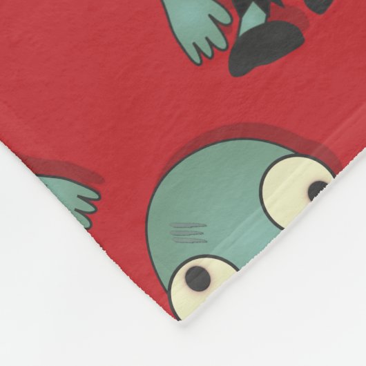 Zombies...kommt zu dir! fleecedecke (Ecke)