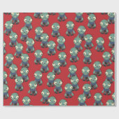 Zombies...kommt zu dir! geschenkpapier (Flach)