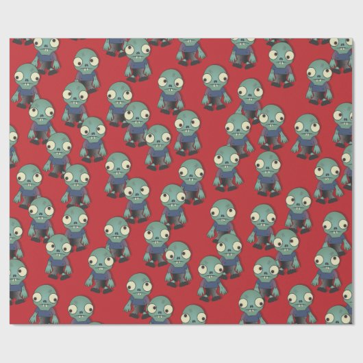 Zombies...kommt zu dir! geschenkpapier (Flach)