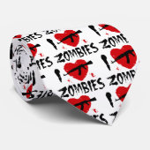 Zombies Krawatte (Gerollt)