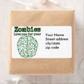 Zombies Liebe für Ihr BRAIN (Insitu)