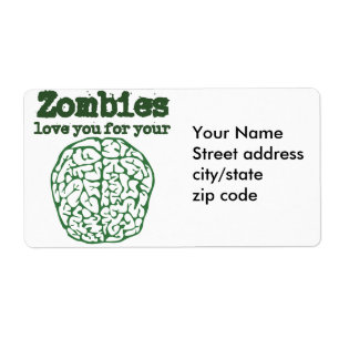 Zombies Liebe für Ihr BRAIN