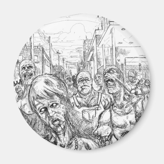 Zombies! Magnet (Vorne)