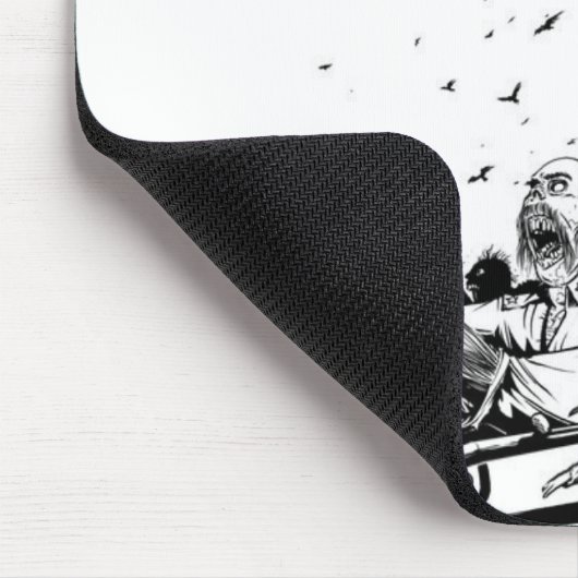 Zombies mit Gewehren Mousepad (Ecke)