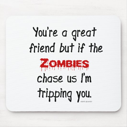 Zombies Mousepad (Vorne)