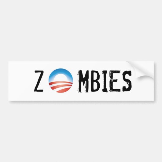 Zombies - Obama-Zombies Autoaufkleber (Vorne)
