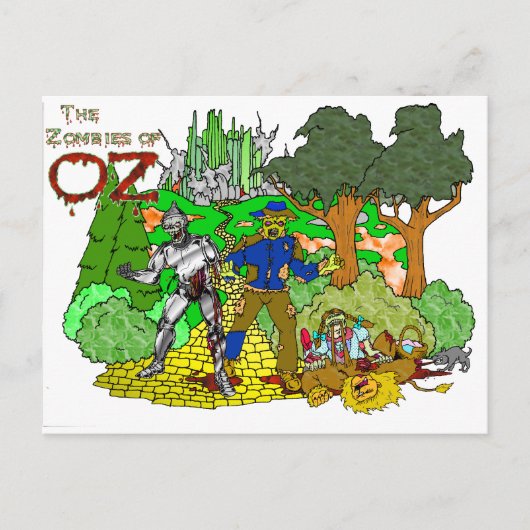 Zombies of OZ Postkarte (Vorderseite)