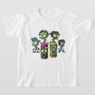 Zombies Pop öffnen eine Dose von erfrischend Cool  T-Shirt