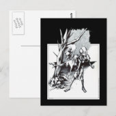 Zombies Postkarte (Vorne/Hinten)