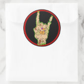 Zombies Rock Aufkleber (alte Version) (Tasche)