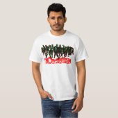 ZOMBIES - roter Schlagmann - weißes Shirt (Vorne ganz)