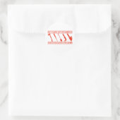 Zombies Runder Aufkleber (Tasche)