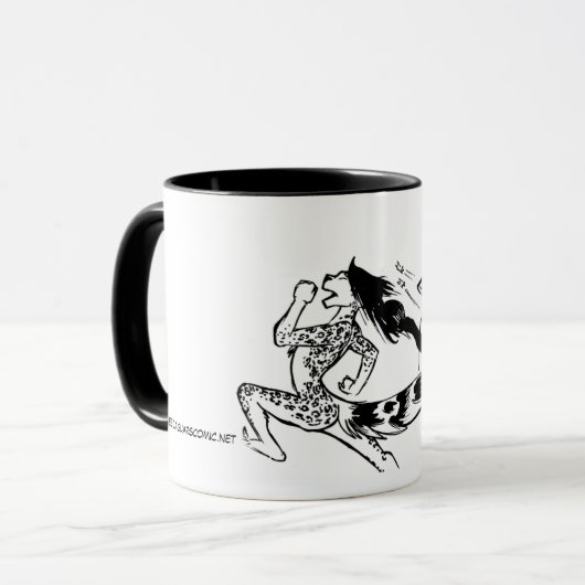 ZOMBIES RUNNNNN!!!! Eine drei Jaguar-Tasse Tasse (Vorderseite Links)