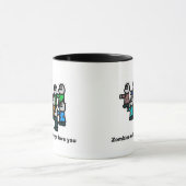 Zombies sind immer Liebe Sie gewillt Tasse (Zentrum)