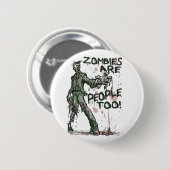 Zombies sind Leute zu Gear Button (Vorne & Hinten)