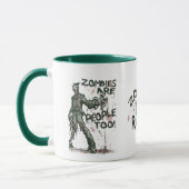 Zombies sind Leute zu Gear Tasse (Links)