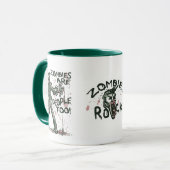 Zombies sind Leute zu Gear Tasse (Vorderseite Links)