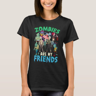 Zombies sind mein Freund Halloween-Kostüm Kinder J T-Shirt