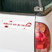 Zombies sind meine Freunde Autoaufkleber (Auf Lkw)