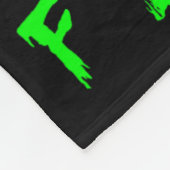 Zombies sind meine Freundinnen Halloween Fleecedecke (Ecke)