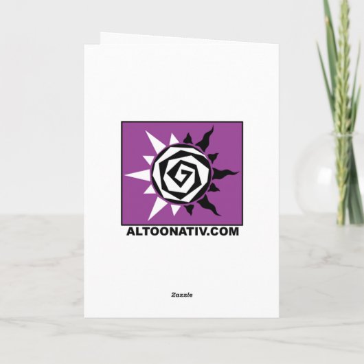 Zombies sind wirkliche Gruß-Karte Karte (Rückseite)