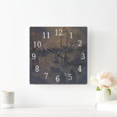 Zombies Square Clock Quadratische Wanduhr (Zuhause)