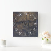 Zombies Square Roman Numerals Clock Quadratische Wanduhr (Zuhause)