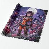 Zombies verschenken Gehirne Halloween Süßes oder S Geschenkpapier (Ungerollt)