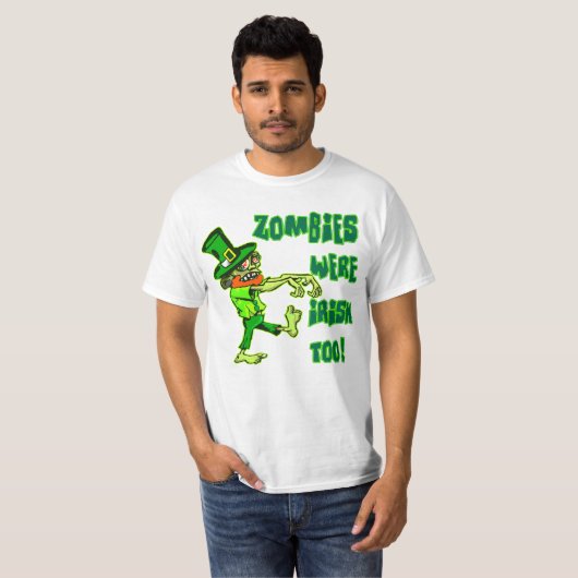 Zombies waren auch irisch! T-Shirt (Vorne ganz)