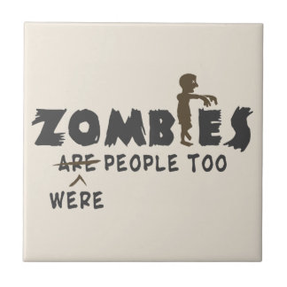Zombies waren Leute auch Fliese
