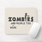 Zombies waren Leute auch Mousepad (Mit Mouse)