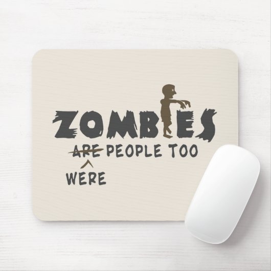 Zombies waren Leute auch Mousepad (Mit Mouse)
