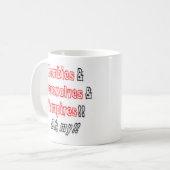 Zombies Werwölfe Vampire Kaffeetasse (Vorderseite Links)