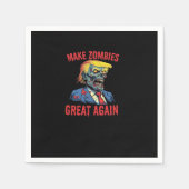 Zombies wieder großartig machen - Halloween Zombie Serviette (Vorderseite)