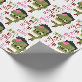 Zombies Will Geschenkpapier (Ecke)