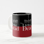 Zombies Zweifarbige Tasse (Vorderseite Links)