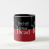 Zombies Zweifarbige Tasse (Mittel)