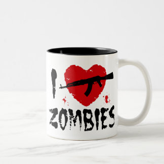 Zombies Zweifarbige Tasse