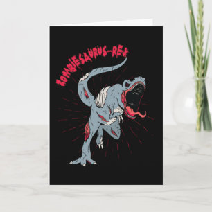 Zombiesaurus Rex Zombie Dino Karte