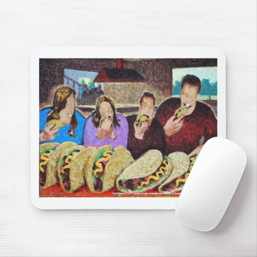 ZombieTaco Dienstag Mousepad (Mit Mouse)