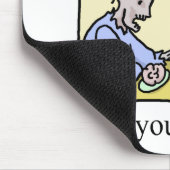 Zombievati, essen Ihre Gehirne Mousepad (Ecke)