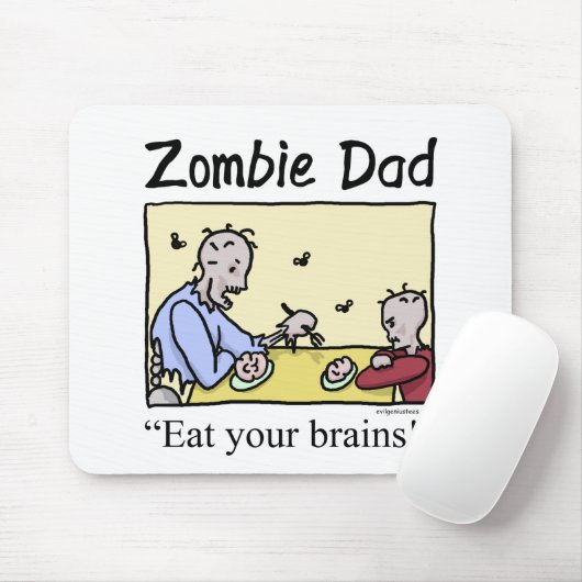 Zombievati, essen Ihre Gehirne Mousepad (Mit Mouse)