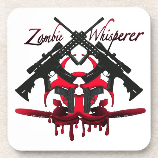 ZombieWhisperer Getränkeuntersetzer (Vorderseite)