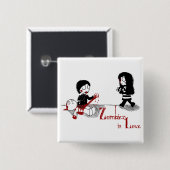 Zombiez in der Liebe Button (Vorne & Hinten)