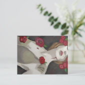 Zombified Beauty Postkarte (Stehend Vorderseite)