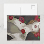 Zombified Beauty Postkarte (Vorne/Hinten)