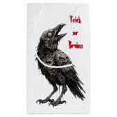 Zombified Crow Kleine Geschenktüte (Rückseite)