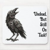 Zombified Crow Mousepad (Vorne)